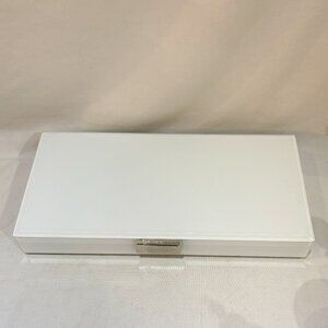Stackers White Glass Jewelry Box